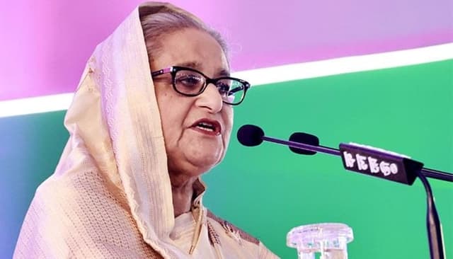 যে দেশ স্যাংশন দেবে তাদের থেকে কিছুই কিনবো না : প্রধানমন্ত্রী