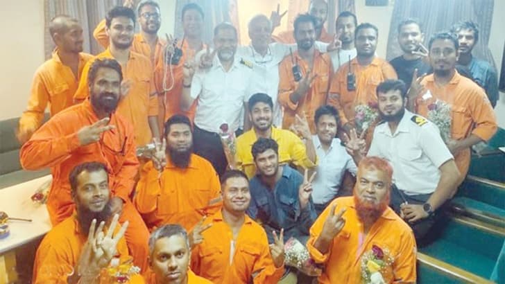 ঘরে ফিরবেন আজ এমভি আবদুল্লাহর ২৩ নাবিক