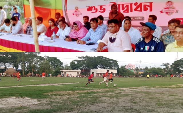 সরাইলে বঙ্গবন্ধু গোল্ডকাপ ফুটবলের সেমিফাইনাল অনুষ্ঠিত
