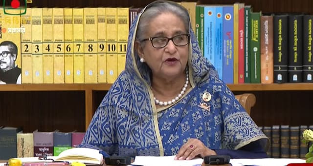 ভয় দেখিয়ে কোনো লাভ নেই : প্রধানমন্ত্রী