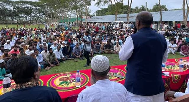 কুয়াকাটায় নৌকা প্রতীকের নির্বাচনী প্রচারণা শুরু
