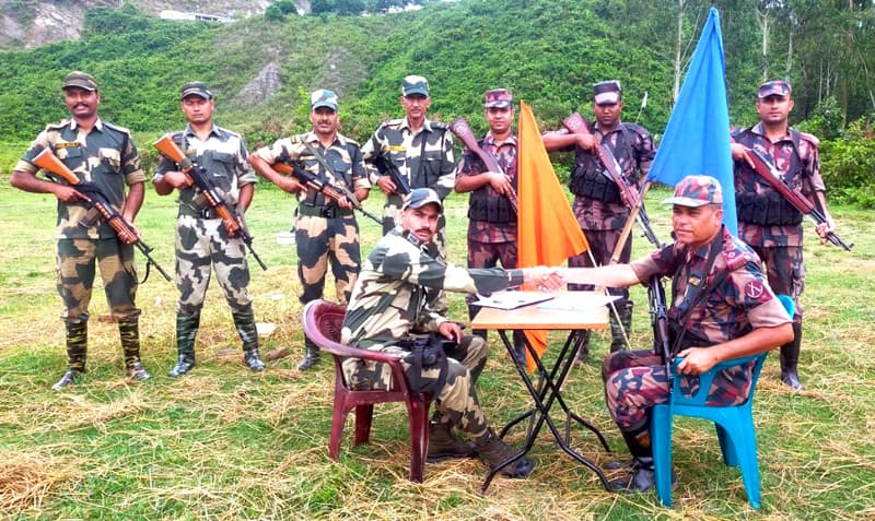 ময়মনসিংহে বিজিবি-বিএসএফ পতাকা বৈঠক
