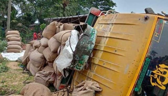 সাতক্ষীরায় ট্রাক উল্টে নিহত ২, আহত ১১