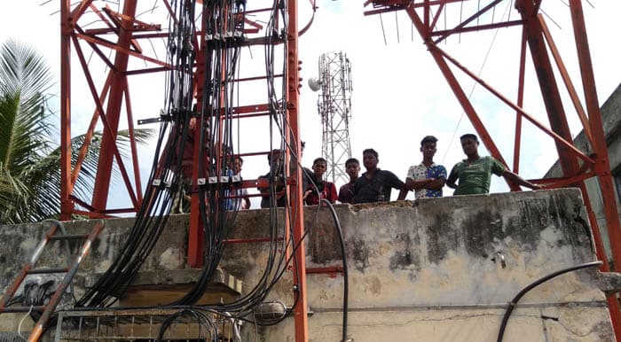 বাংলালিংক টাওয়ার থেকে পড়ে টেকনেশিয়ানের মর্মান্তিক মৃত্যু