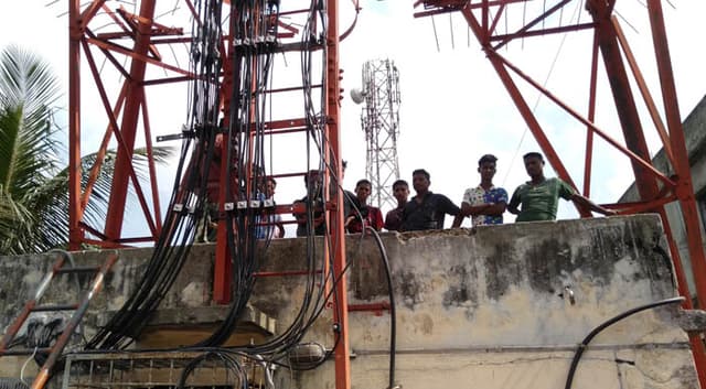 বাংলালিংক টাওয়ার থেকে পড়ে টেকনেশিয়ানের মর্মান্তিক মৃত্যু