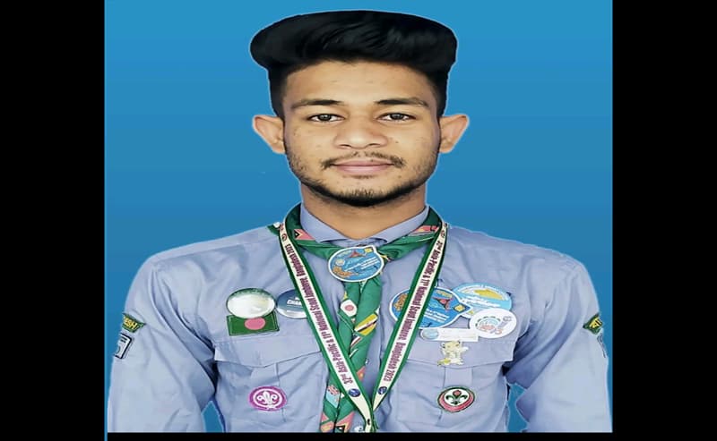 হিলিতে উপজেলা পর্যায়ে শ্রেষ্ঠ স্কাউট নির্বাচিত হলেন শান্ত মালিতা