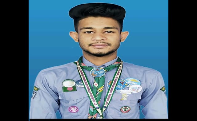 হিলিতে উপজেলা পর্যায়ে শ্রেষ্ঠ স্কাউট নির্বাচিত হলেন শান্ত মালিতা