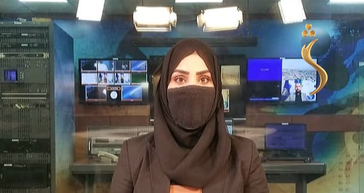 নারী টিভি উপস্থাপকদের মুখ ঢেকে রাখার নির্দেশ তালেবানের