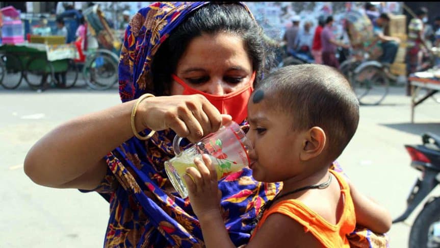আট অঞ্চলে বৃষ্টির পূর্বাভাস, তবে গরম থাকবে