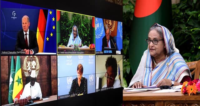 বৈশ্বিক সংকট মোকাবিলায় ৪ দফা প্রস্তাব প্রধানমন্ত্রীর