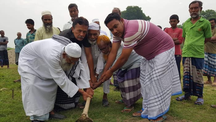 মেহেরপুরে ফতেপুর দারুল মাদ্রাসার ভিত্তিপ্রস্তর স্থাপন
