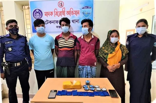 টেকনাফে রোহিঙ্গাসহ আটক ৭, মাদক উদ্ধার