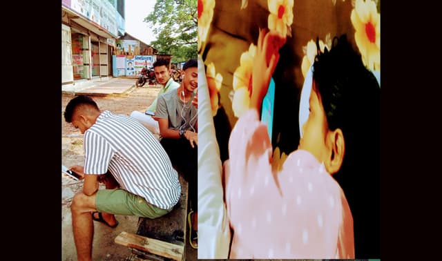 সরাইলে মোবাইল গেইমে লিপ্ত  উঠতি বয়সীরা