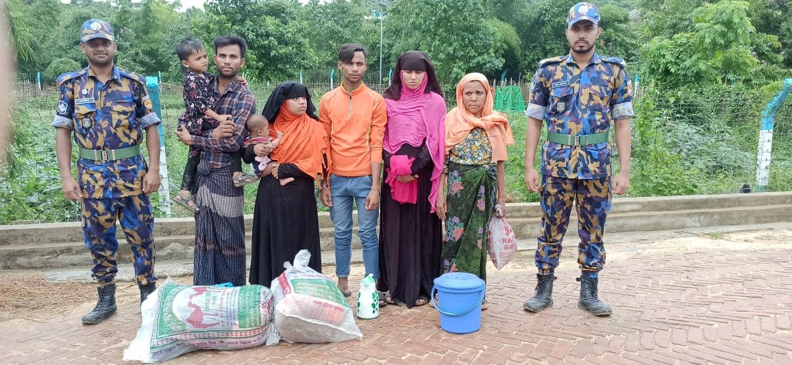 টেকনাফের ক্যাম্পে ভারত থেকে আরও সাত রোহিঙ্গা