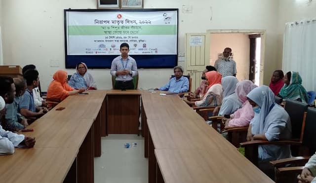 দেবীদ্বারে নিরাপদ মাতৃত্ব দিবস পালিত