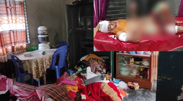 দেবীদ্বারে ইউপি সদস্য প্রার্থীর বাড়িতে ডাকাতি; আহত-১৬