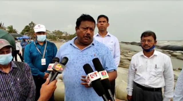 ডিসেম্বরে শুরু হবে কুয়াকাটা সমুদ্র সৈকতের স্থায়ী বাঁধ নির্মান কাজ