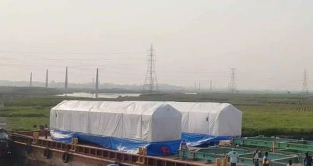 ঢাকায় মেট্রোরেলের আরেক সেট ট্রেন