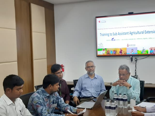 উপ সহকারী কৃষি কর্মকর্তা দের জিংক ধান বিষয়ে দক্ষতা বৃদ্ধি প্রশিক্ষণ