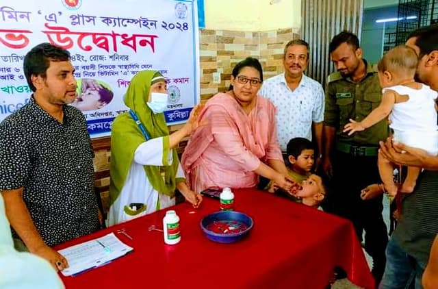 দেবীদ্বারে প্রায় ১ লক্ষ শিশু পেল ভিটামিন 'এ' ক্যাপসুল