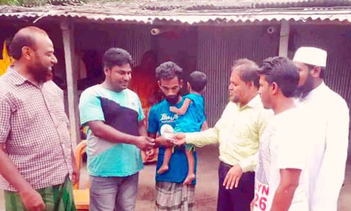 ক্যান্সার আক্রান্ত শিশুর পাশে কাজিপুর প্রবাসী স্বদেশী সংগঠন