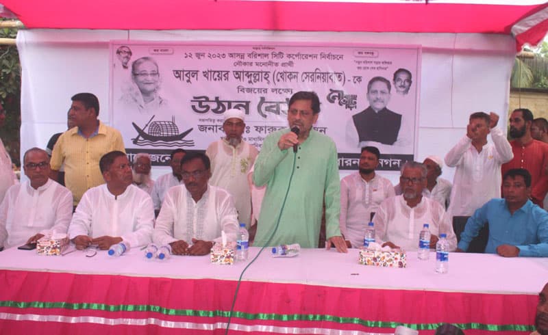 বরিশাল সিটিতে চলমান সকল সমস্যার সমাধান করবো : মেয়রপ্রার্থী খোকন