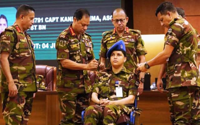 মেজর কানিজ ফাতেমা নারীসমাজের জন্য অনুকরণীয় দৃষ্টান্ত