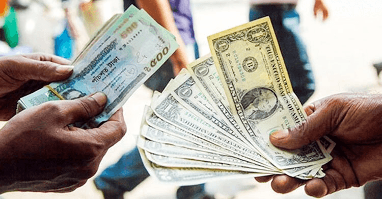 টাকার মান কমলো আরও ৪৫ পয়সা