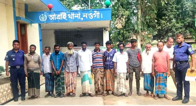 আত্রাইয়ে পুলিশের বিশেষ অভিযানে গ্রেফতার-১৬, মাদক উদ্ধার