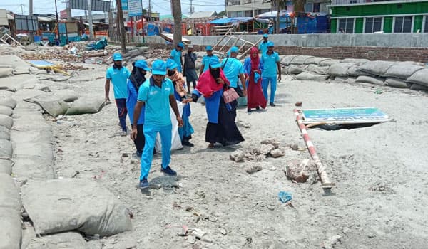 কুয়াকাটায় বিশ্ব সমুদ্র দিবস পালিত