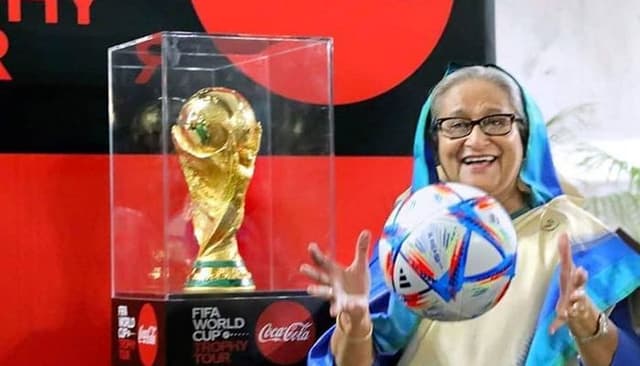 ফিফা ট্রফির বাংলাদেশ ভ্রমণে ক্রীড়াপ্রেমী তরুণরা উৎসাহিত হবে: প্রধানমন্ত্রী