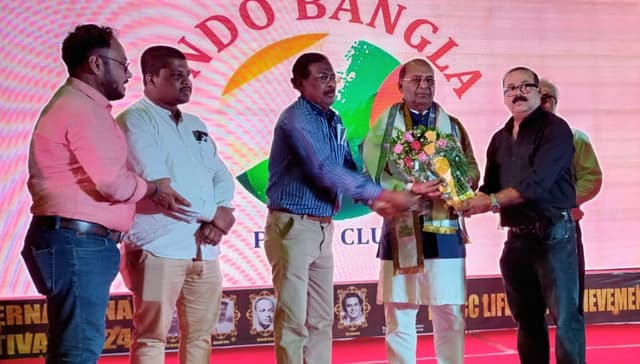 দুর্যোগ প্রতিমন্ত্রী মহিব্বুর রহমানকে কলকাতার ইন্দো বাংলা প্রেসক্লাবের সংবর্ধনা