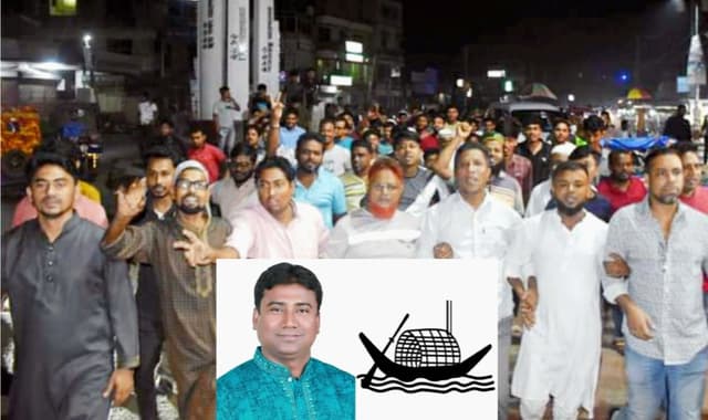 দেবীদ্বার পৌরসভা নির্বাচনে নৌকার মাঝি শামীম