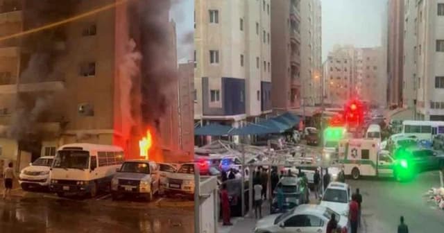 কুয়েতে ভবনে আগুন, নিহত ৩৫