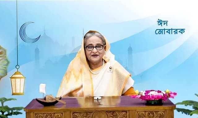দেশবাসীকে ঈদের শুভেচ্ছা জানালেন প্রধানমন্ত্রী