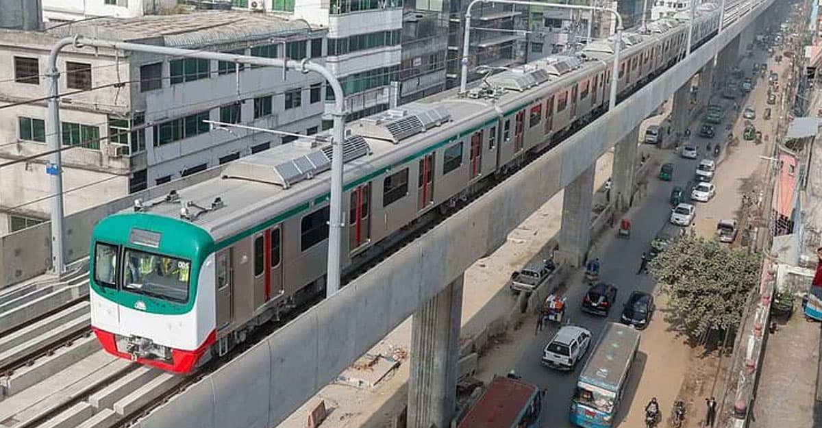 অক্টোবরে আগারগাঁও-মতিঝিল মেট্রোরেলের উদ্বোধন