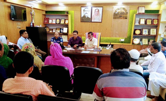 সরাইলে দুর্যোগ ব্যবস্থপনা কমিটির  জরুরি সভা অনুষ্ঠিত