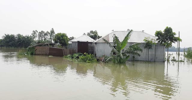 বিপৎসীমার ৫৪ সেমি ওপরে যমুনার পানি, নিম্নাঞ্চল প্লাবিত
