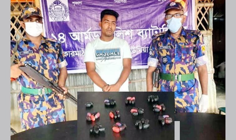 গিলে খাওয়া ৩ হাজার ইয়াবা উদ্ধার করলো পুলিশ