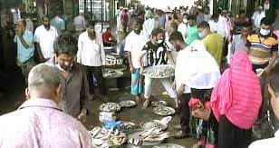বরিশালে করোনার হটস্পট পোর্টরোড বাজার