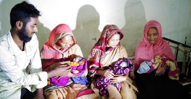 এবার বরিশালে তিন কন্যার নাম রাখা হলো স্বপ্ন-পদ্মা-সেতু