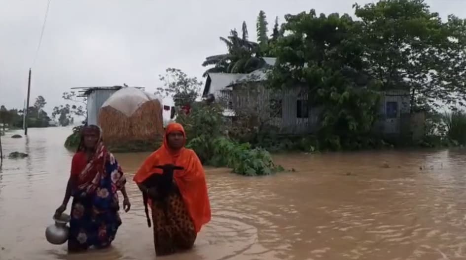 কুড়িগ্রামে নতুন করে পানিবন্দি ৪০ হাজার মানুষ