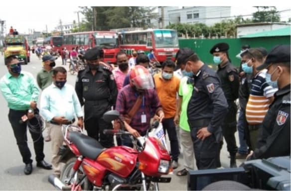 যে কোন মূল্যে কঠোর লক ডাউন বাস্তবায়ন-  অধিনায়ক র‌্যাব-৮