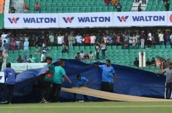 বৃষ্টির কবলে বাংলাদেশ-আফগানিস্তান ম্যাচ