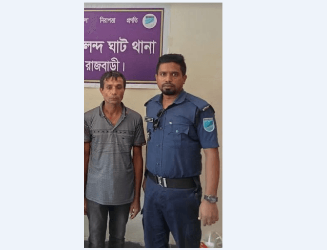 গোয়ালন্দে পুলিশের অভিযানে খুনসহ ৬ মামলার ১ আসামী গ্রেফতার