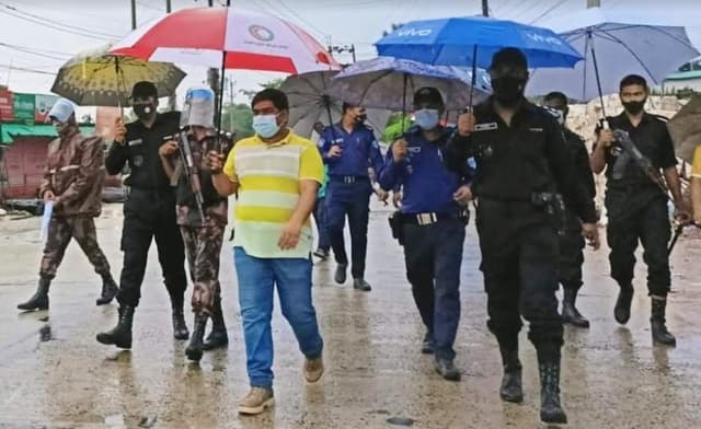 উখিয়ায় লকডাউনে এক সপ্তাহে ১২২ মামলা