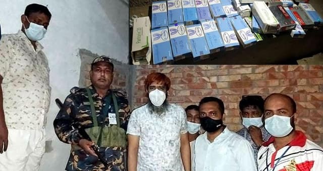 বিপুল পরিমান নকল এ্যজমার ও গ্যাষ্ট্রিকের ঔষধ জব্দ