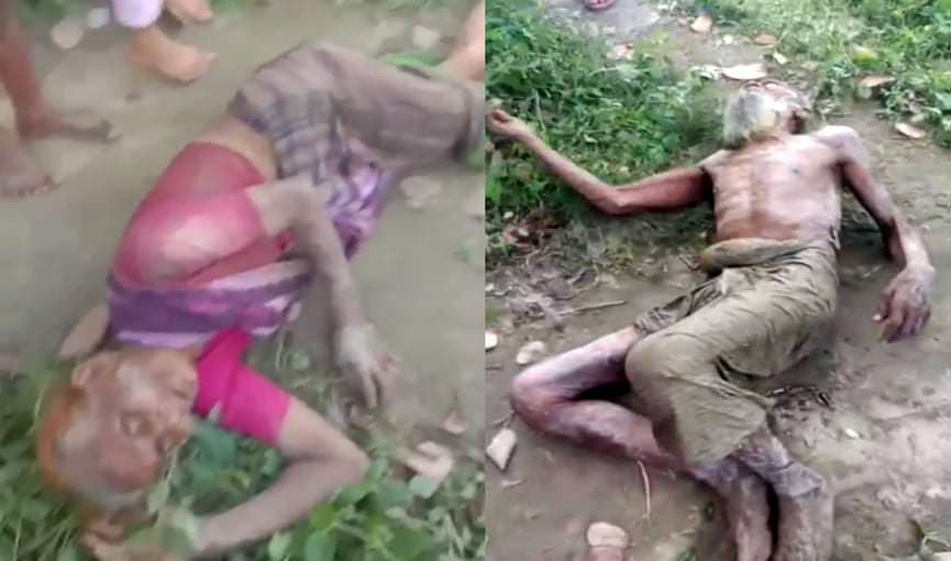 ঠাকুরগাঁওয়ে বাবা-মাকে পিটিয়ে মাঠে ফেলে রাখল ছেলে