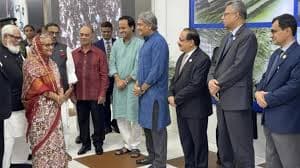 চীন সফর শেষে দেশে ফিরলেন প্রধানমন্ত্রী