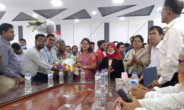 নবগঠিত ডাসার উপজেলায় প্রথম নির্বাহী অফিসারের যোগদান